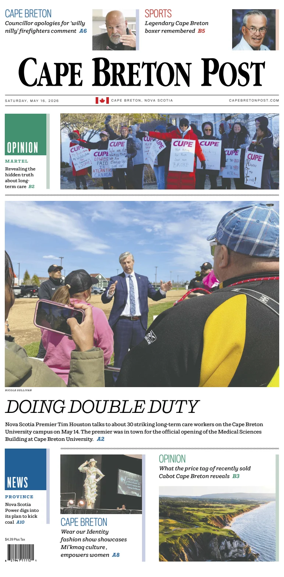 Cover of Cape Breton Post