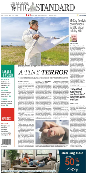 Cover of Kingston Whig-Standard