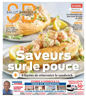 Cover of Le Journal de Quebec - Salut Bonjour Magazine