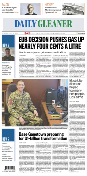 Cover of The Daily Gleaner