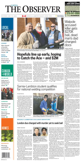 Cover of The Observer (Sarnia)