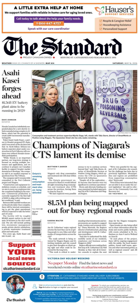 Cover of The Standard (St. Catharines)