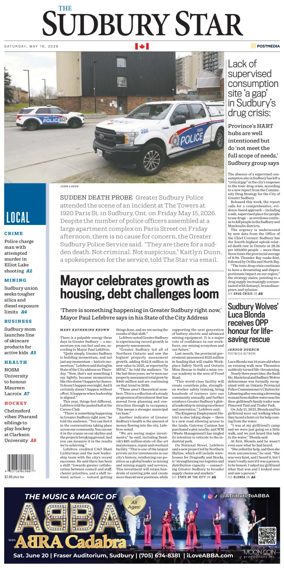 Cover of The Sudbury Star