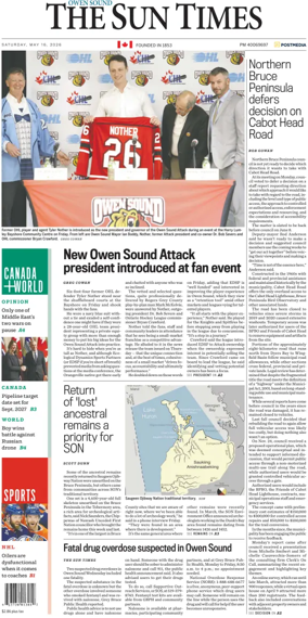 Cover of The Sun Times (Owen Sound)