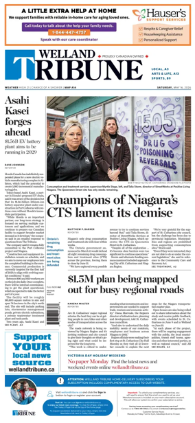 Cover of The Welland Tribune
