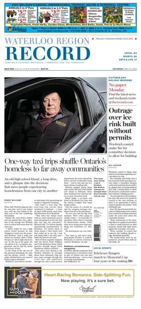 Cover of Waterloo Region Record