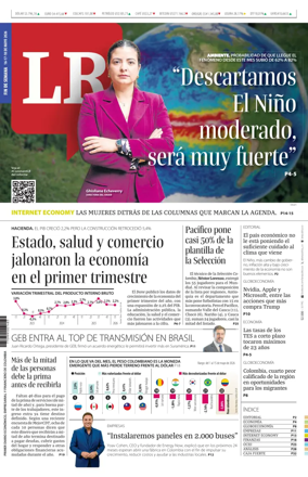 Cover of La Republica (Colombia)