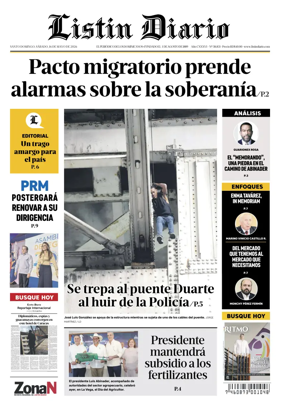Cover of Listin Diario