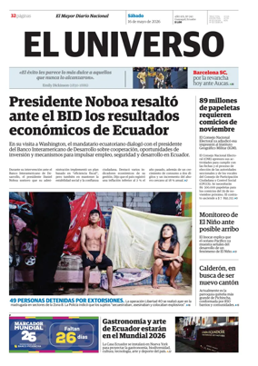 Cover of El Universo