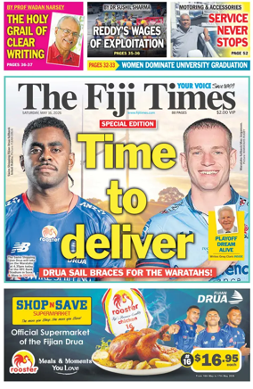 Cover of The Fiji Times