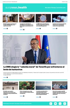 Cover of Euronews Health (Spanish) Compiled Edition