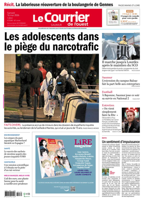 Cover of Le Courrier de l’Ouest (Saumur)