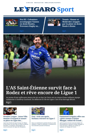 Cover of Le Figaro Sport