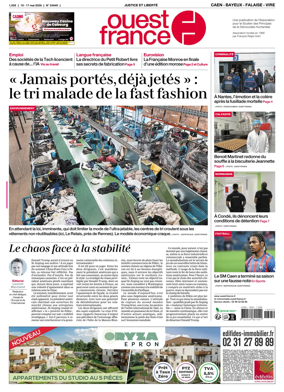 Cover of Ouest France (Caen - Bayeux - Falaise - Vire)