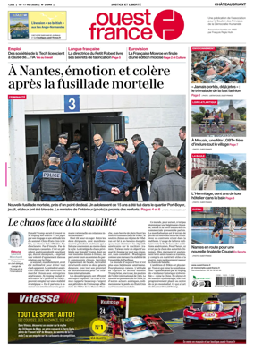 Cover of Ouest France (Chateaubriant)