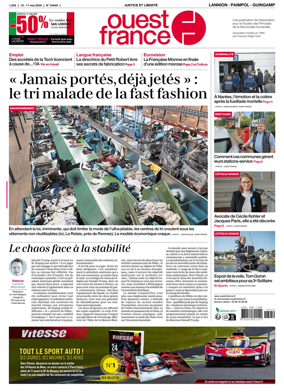 Cover of Ouest-France (Lannion / Paimpol / Guingamp)