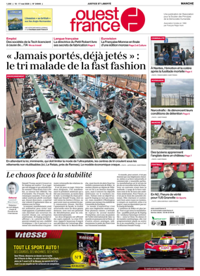 Cover of Ouest France (Manche)