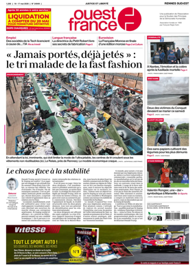 Cover of Ouest-France (Rennes Sud-Est)