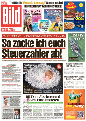 Cover of BILD Frankfurt