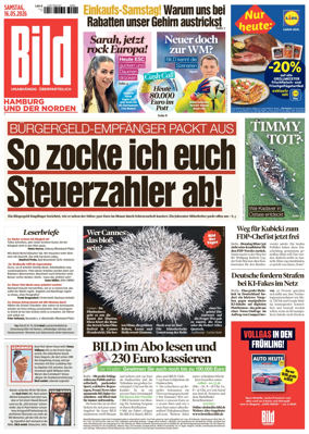 Cover of BILD Hamburg
