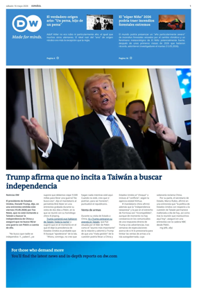 Cover of Deutsche Welle (Spanish edition)