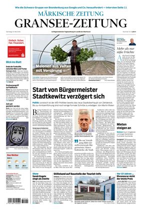 Cover of Gransee-Zeitung