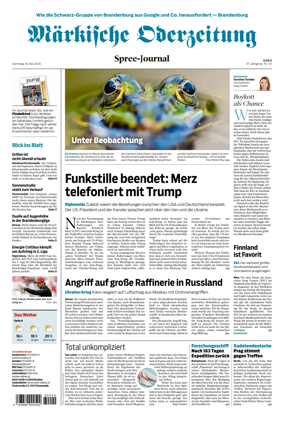 Cover of Markische Oderzeitung Spree-Journal
