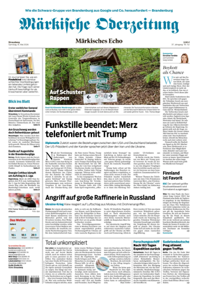 Cover of Markische Oderzeitung Strausberg