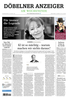 Cover of Sachsische Zeitung (Dobeln)