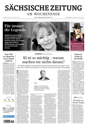Cover of Sachsische Zeitung (Hoyerswerda)
