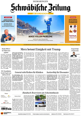 Cover of Schwabische Zeitung (Sigmaringen)