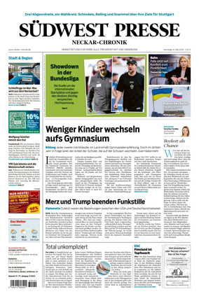 Cover of SUDWEST PRESSE - Neckar-Chronik
