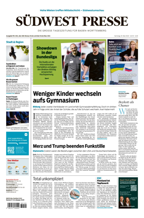 Cover of Sudwest Presse