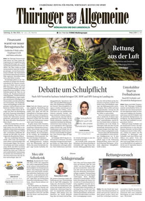 Cover of Thuringer Allgemeine (Muhlhausen und Bad Langensalza)