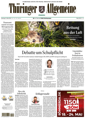 Cover of Thuringer Allgemeine (Sommerda)
