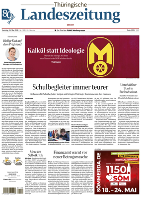 Cover of Thuringische Landeszeitung (Erfurt)