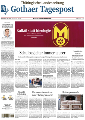 Cover of Thuringische Landeszeitung (Gotha)