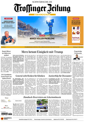 Cover of Trossinger Zeitung