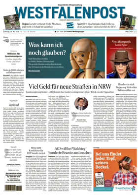 Cover of Westfalenpost (Siegen)