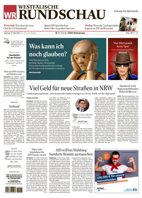 Cover of Westfalische Rundschau (Meschede)