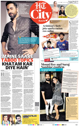 Cover of Hindustan Times (Ranchi) - Live