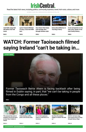 Cover of Irish Central