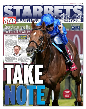 Cover of Irish Daily Star - Starbets