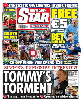 Cover of Irish Daily Star