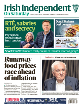 Cover of Irish Independent