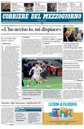 Cover of Corriere del Mezzogiorno (Puglia)