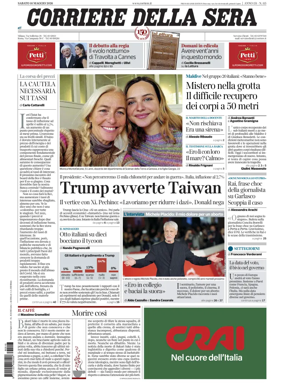 Cover of Corriere della Sera
