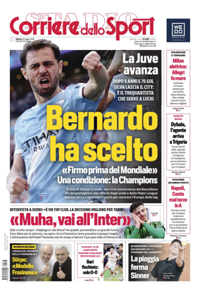 Cover of Corriere dello Sport