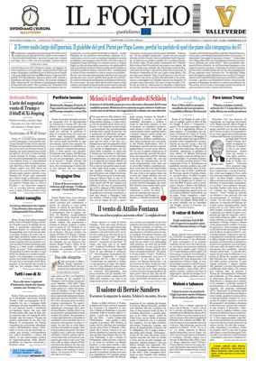 Cover of Il Foglio Quotidiano
