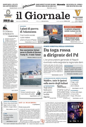 Cover of Il Giornale (Italy)
